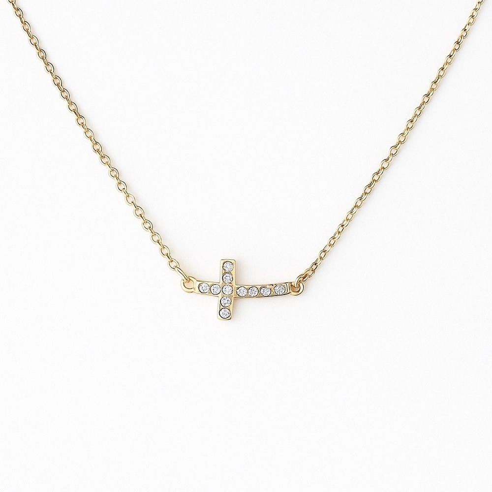 Elegant Gold Cross Necklace